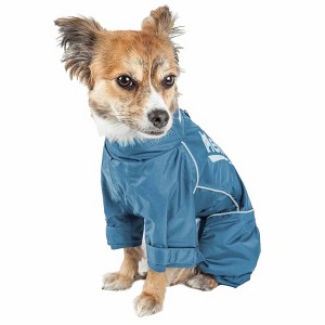 Dog Helios (R) Hurricanine Waterproof and Reflective Full Body Dog Coat - 1 of 4