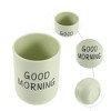 Unique Bargains Bathroom Toothbrush Tumblers Plastic Toothbrush Cups for Bathroom Kitchen 3.94''x2.83'' 1Pc - 3 of 4