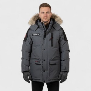 Canada Weather Gear Men’s Heavyweight Arctic Parka with Faux Fur Hood|Insulated Water-Resistant Winter Jacket - 1 of 3