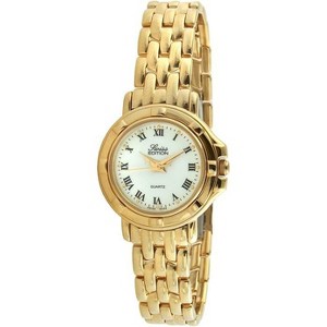 Swiss Edition  Women's Watch with 23K Gold Plated Dress Bracelet - 1 of 2