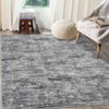 Washable Modern Solid Living Room Rugs, Abstract Indoor Contemporary Floor Carpet for Bedroom Dining Room - 2 of 4