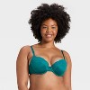 Women's Lace Push-Up Demi T-Shirt Bra - Auden™ - 4 of 4