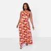 Rebdolls Women's Paradise Tropical Print Wrap Maxi Dress - 2 of 4