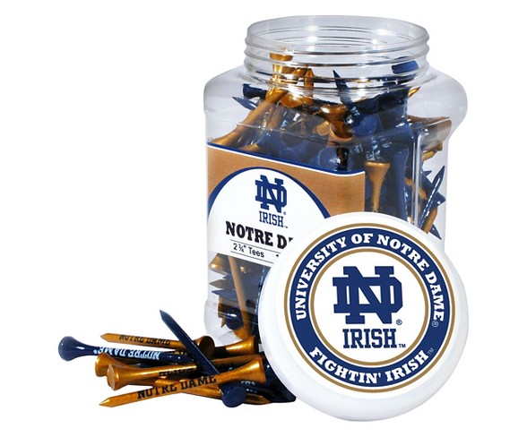 NCAA 175 Tee Jar Team Golf Tees University of Notre Dame Fighting Irish
