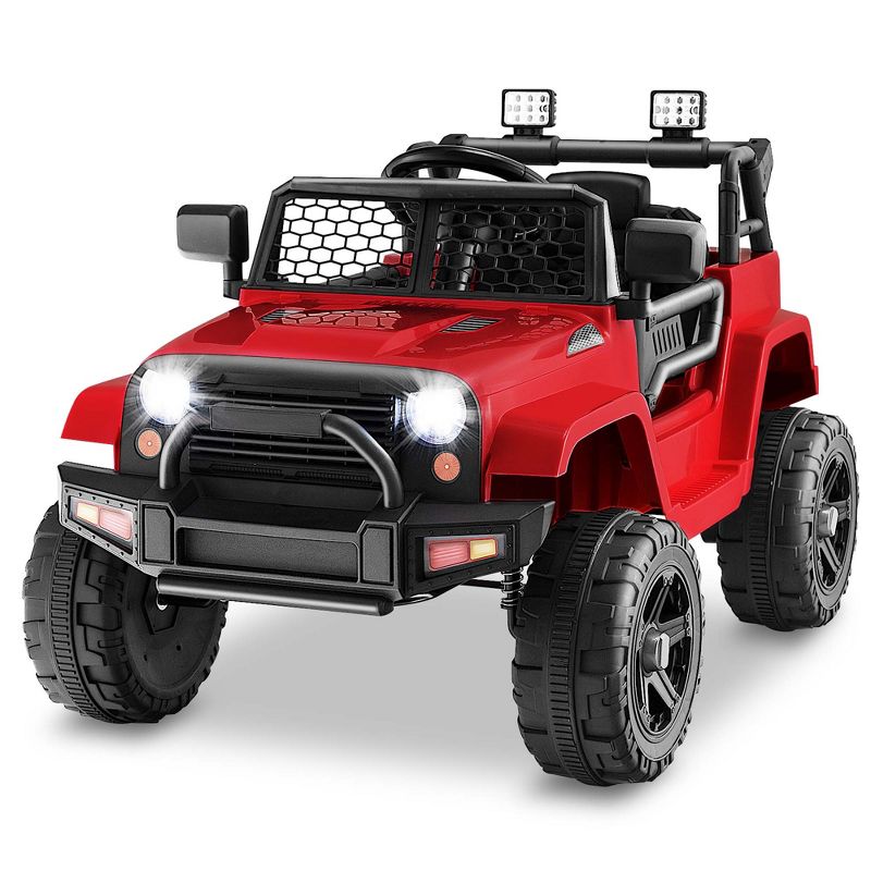 Costway 12V Kids Ride On Truck Car Electric Vehicle Remote w/ Music & Light, 1 of 13