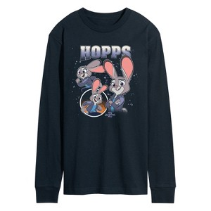 Men's - Disney - Hopps Bootleg Long Sleeve Graphic T-Shirt - 1 of 3