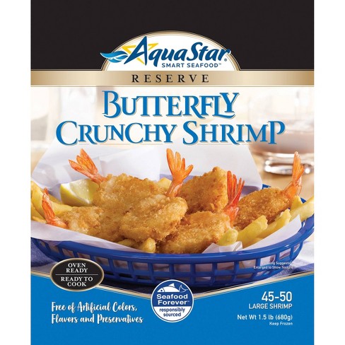 Aqua Star Breaded Butterfly Shrimp Frozen 24oz Target