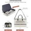 Generic Travel Duffle Bag, Wide Open Large Weekender Bag for Women with Shoe C - 3 of 4