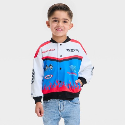 Toddler Boys' Hot Wheels Racing Jacket - Red/Blue