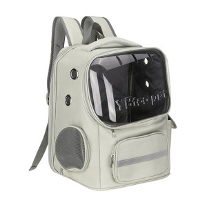 Unique Bargains Pet Portable Travel Backpack for Small Dog with Transparent Cover 1 Pc - 1 of 4