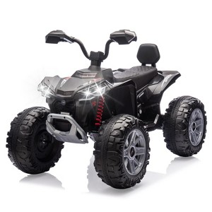24V Kids Ride on Car for Kids with 550w Motors, 2-Seater ATV, Electric Off-Road Power Vehicle for Boys/Girls, with LED Lights and Music - 1 of 4