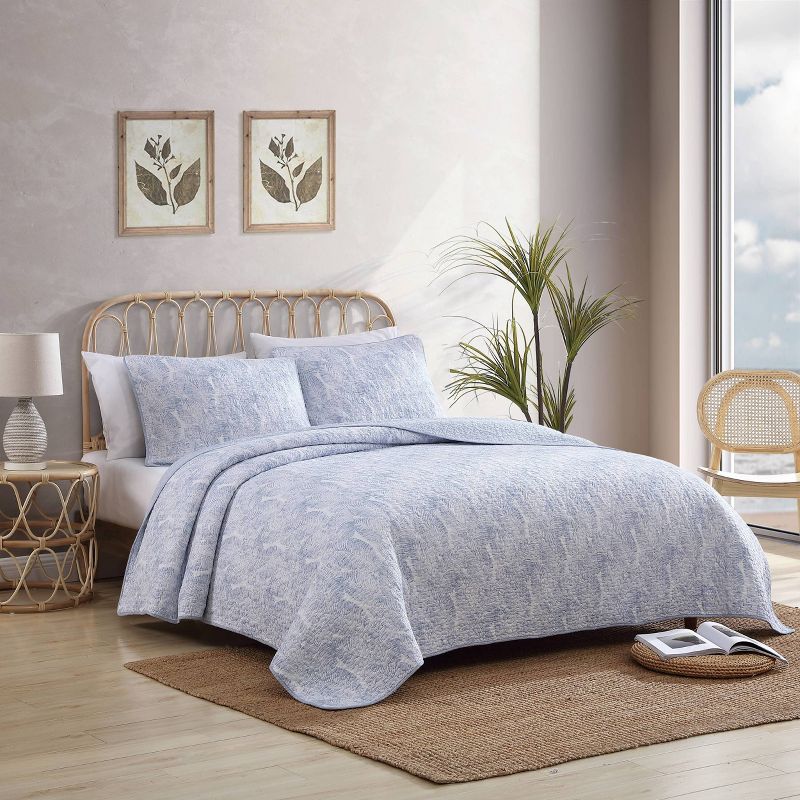 Distressed Water Leaves Cotton Quilt Set - Tommy Bahama, 4 of 12