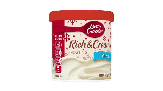 Betty Crocker Rich and Creamy Vanilla Frosting - 16oz, 2 of 18, play video