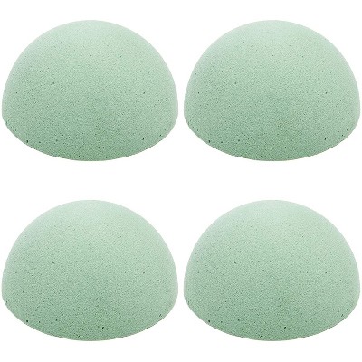 Dry Floral Foam Half Circles for Arts, Crafts (7.8 Inches, Green, 1 piece)