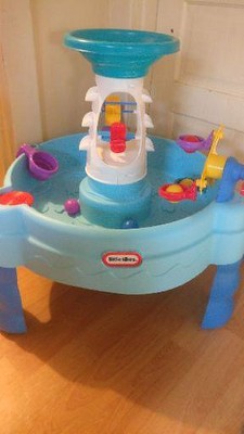 swirling seas water table