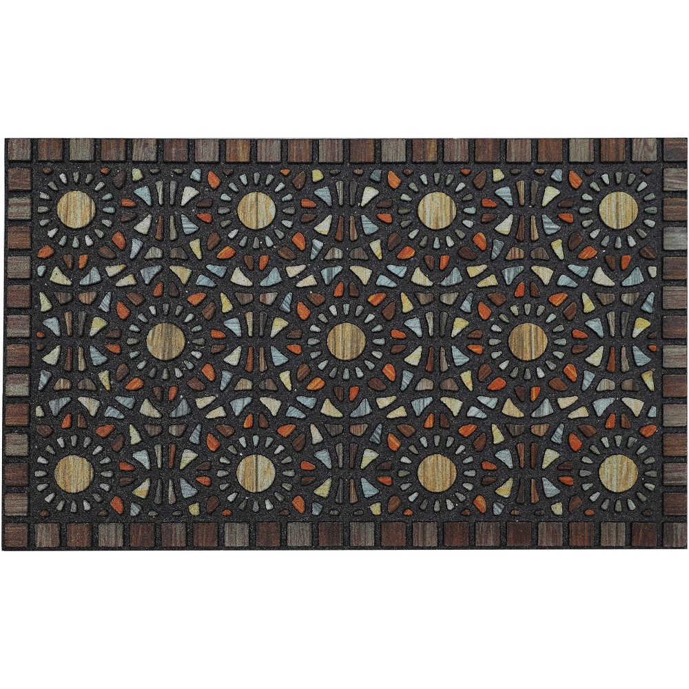 Photos - Doormat Mohawk 1'6"x2'6" Entranced Mosaic Grain Doorscapes Mat  