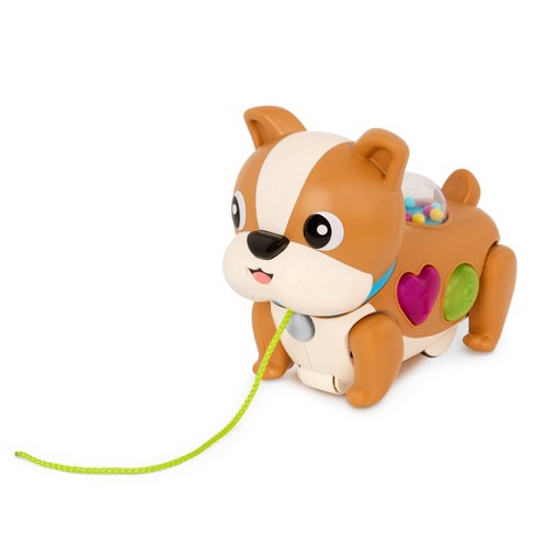 B. toys Pull String Learning Pet Walk Along Puppy