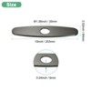 Unique Bargains 304 Stainless Steel Rust Resistant Corrosion Resistant Faucet Escutcheons 1 Pc - 3 of 4