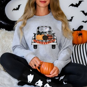 Simply Sage Market Trick Or Treat Truck Sweatshirt - 1 of 4