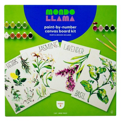 24pg Watercolor Coloring Book Set Floral And Fauna - Mondo Llama