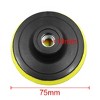 Unique Bargains 3inch Car Automotive M10 Pad Backing Plate Hook Loop Polishing Buffing - 3 of 4