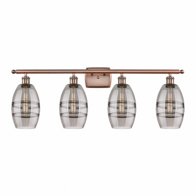 Vaz - 4 Light Bath Vanity In Industrial Style-9.13 Inches Tall and 35.88 Inches Wide