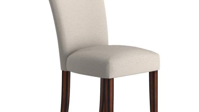 Set of 2 Quinby Upholstered Parson Dining Chairs - Inspire Q, 2 of 7, play video