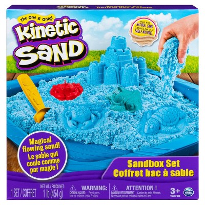 Kinetic Sand Blue Sandbox Set