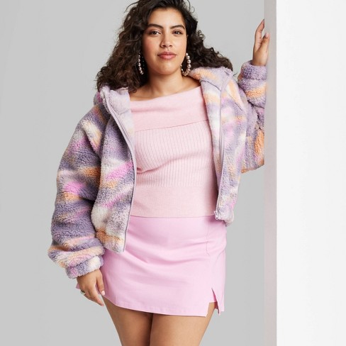 Wild fable pink outlet coat target