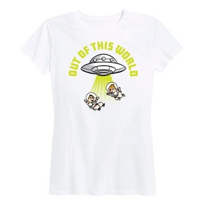 Women's - Disney - UFO Out Of This World Short Sleeve Graphic T-Shirt - 1 of 4