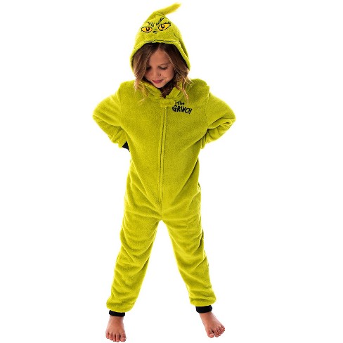 Dr. Seuss Women's and Women's Plus Grinch Union Suit Pajamas