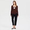 Women's Metallic Rib-Knit Wrap Cardigan - A New Day™ - 4 of 4