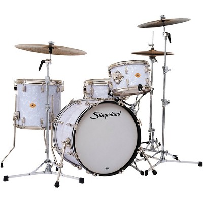 Slingerland Radio King 4-Piece Shell Pack With 20" Bass Drum and Snare White Marine Pearl