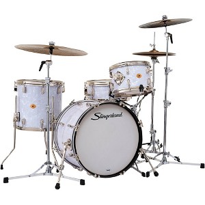 Slingerland Radio King 4-Piece Shell Pack With 20" Bass Drum and Snare White Marine Pearl - 1 of 4
