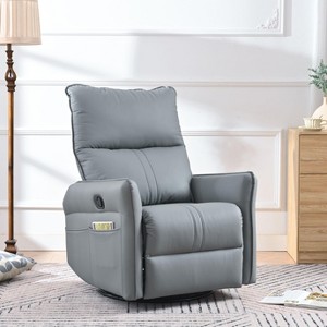 NicBex Recliner Chair Modern Rocking Chair with Side Pocket Swivel Accent Chair Glider Chair Comfy Chair for Living Room, Bedroom - 1 of 4