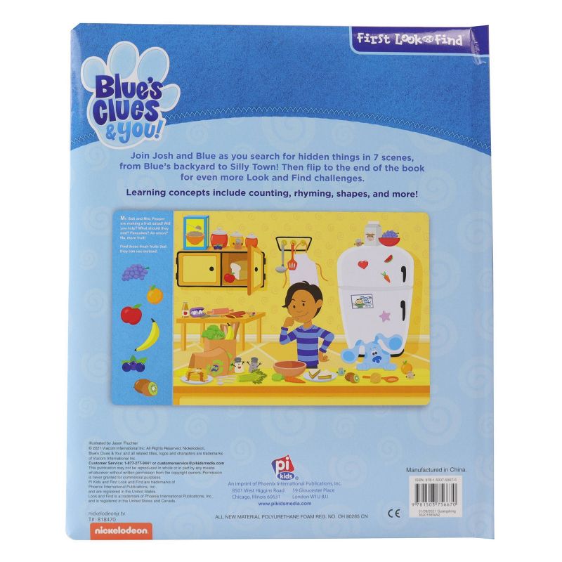 Nickelodeon Blue's Clues & You!: First Look and Find - by  Pi Kids (Board Book), 4 of 5