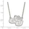 Black Bow Jewelry Sterling Silver Gonzaga Bulldogs NCAA Necklace 18 Inch - 2 of 4
