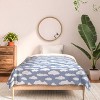 Deny Designs 3pc Twin/Twin XL retrografika Sunny Summer Cartoon Comforter and Sham Set Sky White - 3 of 4