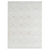 Luxe Weavers Diamond Floral Cream Indoor Area Rug - 2 of 4