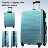 3 Piece Hardshell Luggage Sets, Expandable Suitcase with Spinner Wheels and TSA Lock, in Gradient Color, 20"+24"+28"--ModernLuxe - image 2 of 4