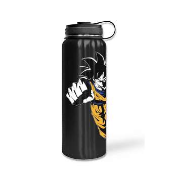 Just Funky Dragon Ball Super Vegeta and Goku 35oz Stainless Steel Water Bottle