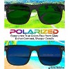 grinderPUNCH 2 Pack XL Polarized Big Wide Frame Large Head Fit Sunglasses for Sports Driving Fishing Glasses - 4 of 4