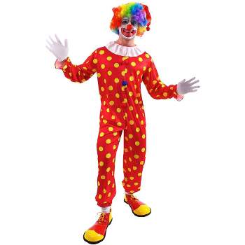 Seasonal Visions Adult Animated Caged Clown Walk Around Costume - One ...