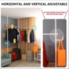 SEVOBAL Freestanding Coat Racks Double Tier Adjustable Garment Rack Heavy Duty Closet System for Versatile Indoor, White, 92.8"*3"*122" - 2 of 4