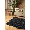 Luxe Gordon Faux Sheepskin Octo Rug | 6'x6' - 3 of 4