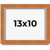 PosterPalooza | Photo Size Flat Brown Picture Frame - UV Acrylic, Foam Board Backing, Hanging Hardware - 2 of 4
