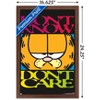 Trends International Garfield - Don't Care Framed Wall Poster Prints - 3 of 4