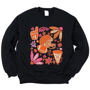 Simply Sage Market Women's Graphic Sweatshirt Touchdown Season Collage - 1 of 4