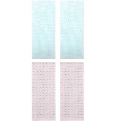 REGALWOVEN 4 Pcs Waffle Cotton Soft Absorbent Comfortable Hand Towels