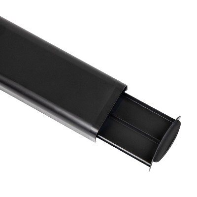 Compact Black Plastic Coffee Pod Drawer for 28 Capsules
